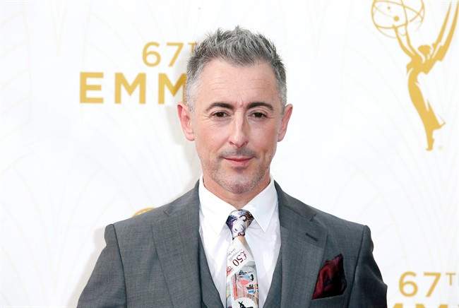 This Sept. 20, 2015, file photo shows Alan Cumming arriving at the 67th Primetime Emmy Awards, at the Microsoft Theater in Los Angeles. 