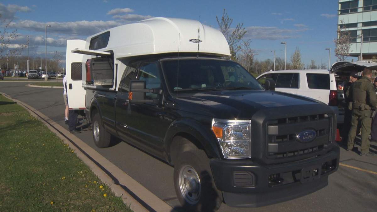 Cst. Todd Bromley said the Technological Crime Unit's Mobile Lab helps save time in investigations.