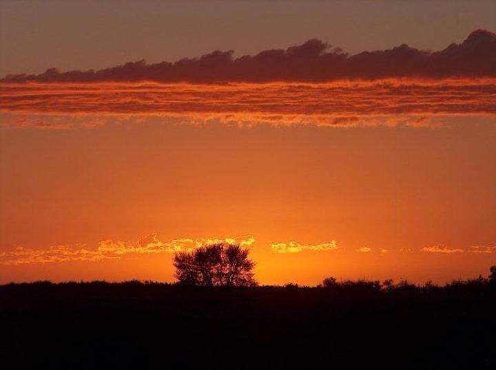 Five miles north of Hemaruka Alberta taken from the farm yard I grew up in.