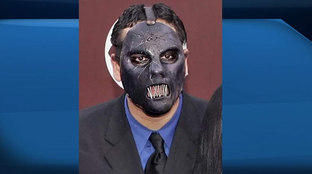 In this Feb. 13, 2005 file photo, Paul Gray from the group Slipknot arrives for the 47th Annual Grammy Awards in Los Angeles. 