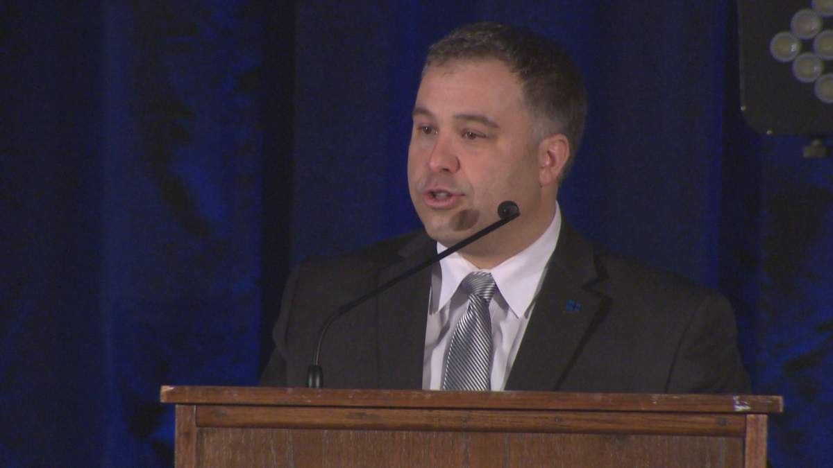 Education minister Sebastien Proulx announced withdrawl of Bill 86 in St. Sauveur on Friday.