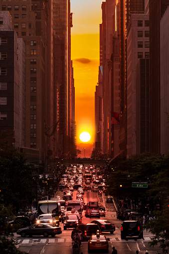 Manhattanhenge in New York City