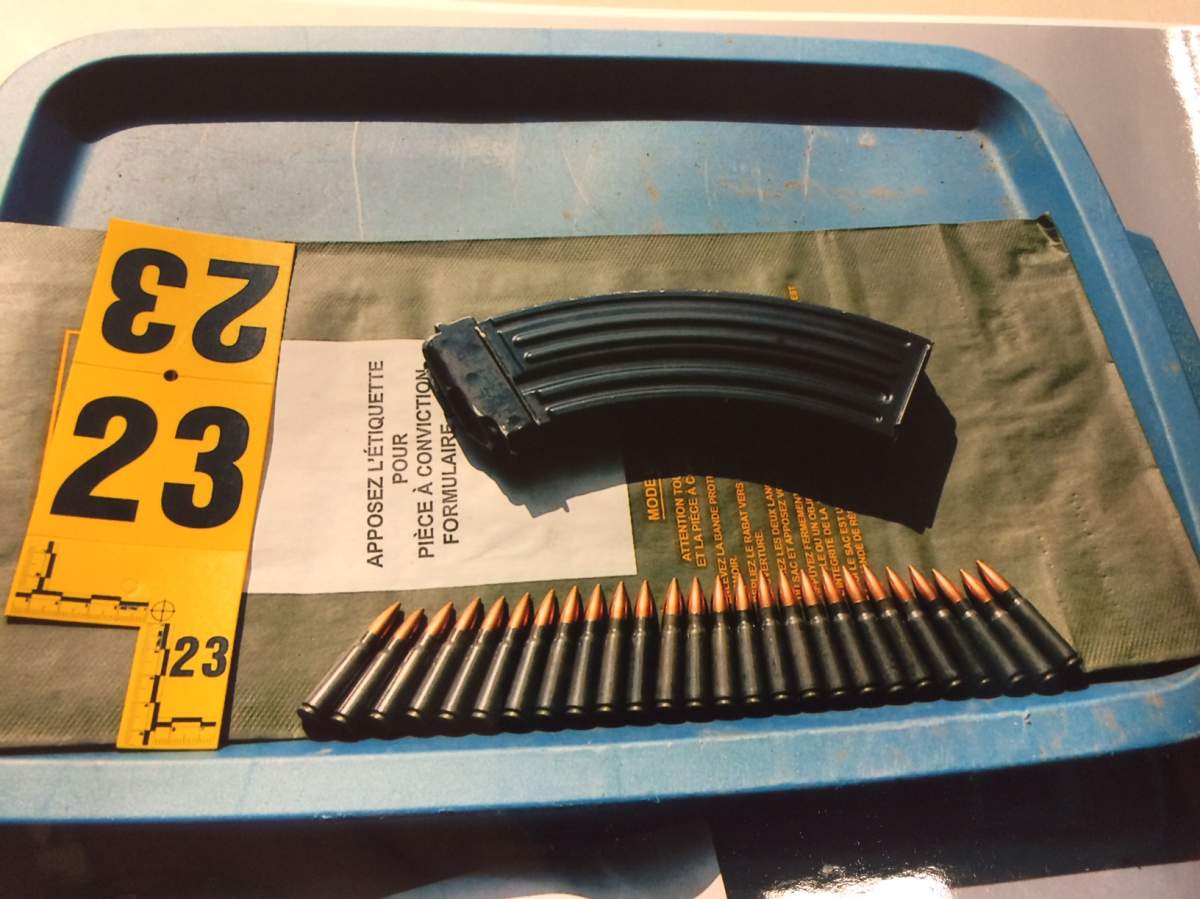 The Crown submitted hundreds of photos as evidence as part of a plan to prove Richard Henry Bain knew what he was doing the night of the election shooting. The trial is in its second day, Friday, June 10, 2016.