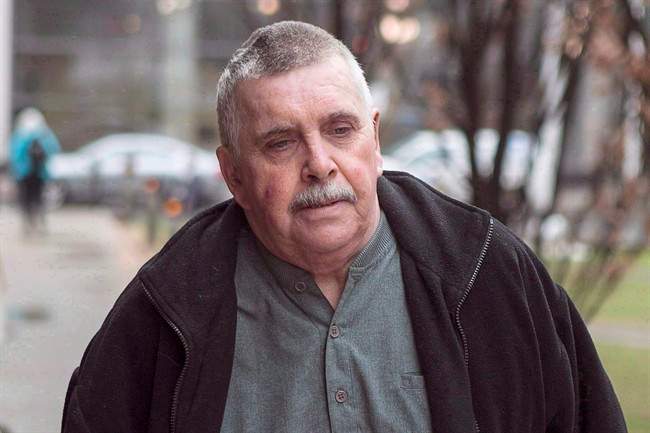 Gordon Stuckless arrives at court in Toronto.