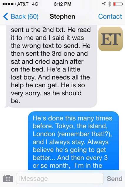 depp heard text