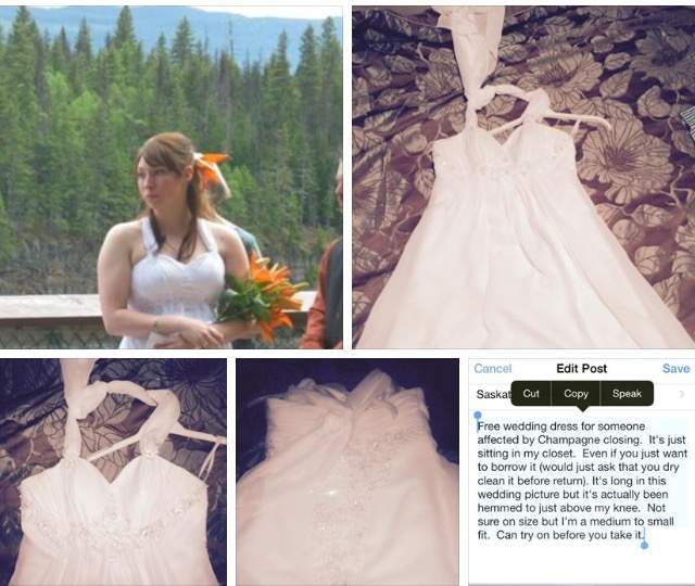 Saskatoon dress distress: women pay it forward to help out brides-to-be - image