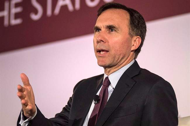 The briefing to Finance Minister Bill Morneau warns Canada's public pension spending is much lower than other developed countries.