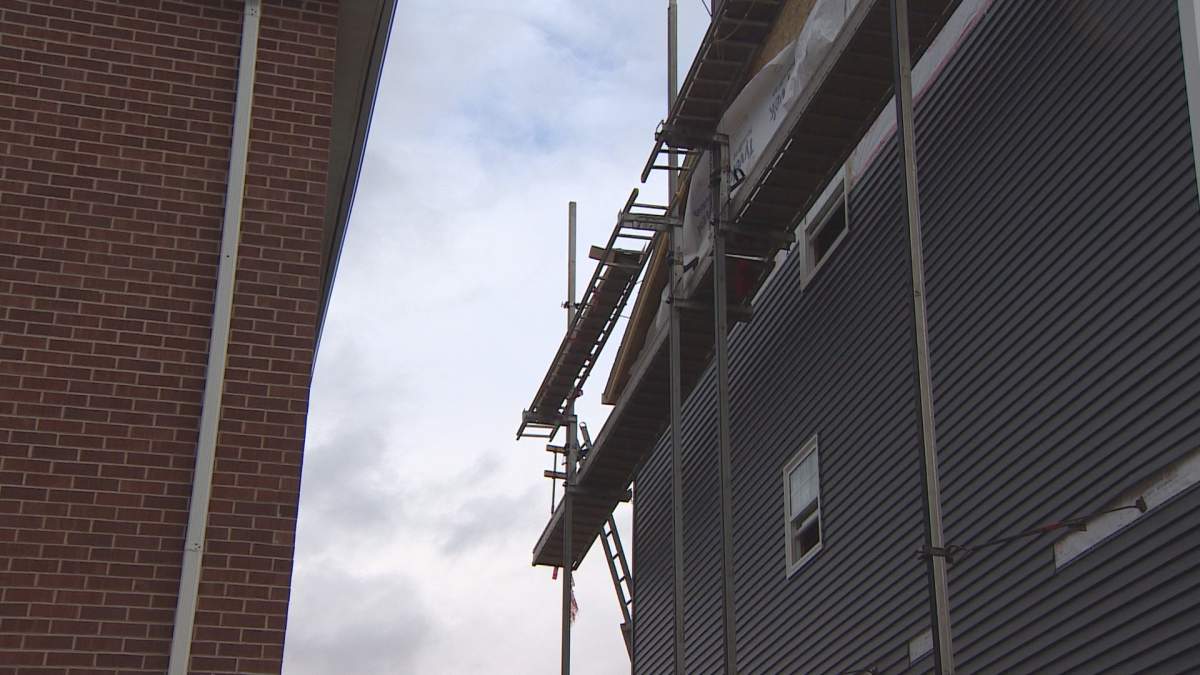 A man died after falling from a ladder while working on a building in Bedford on Thursday, June 9. 