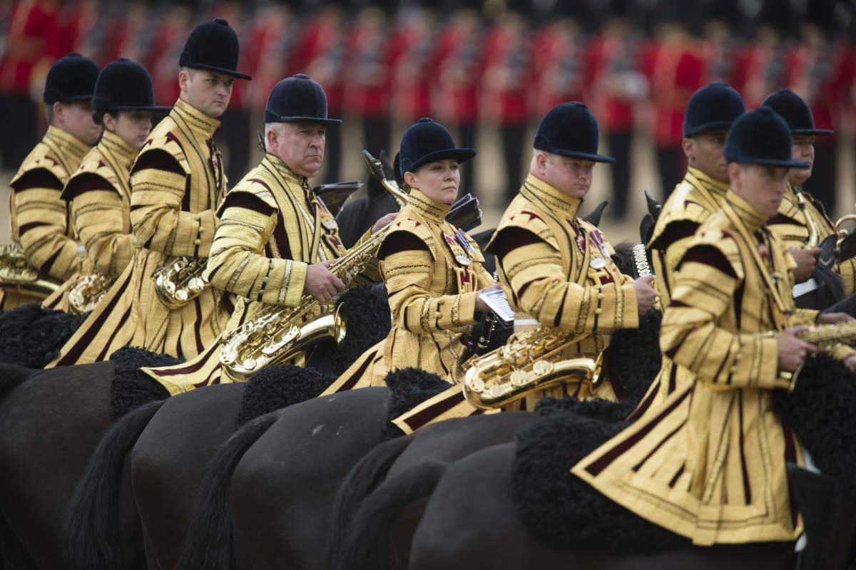 Trooping The Colour and the fly-past are part of a weekend of events to celebrate the Queen's 90th birthday.