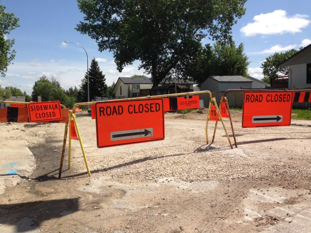 Construction on Ness Ave.