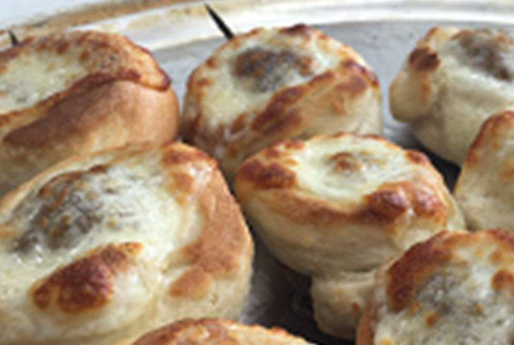 Meatball sub on a stick