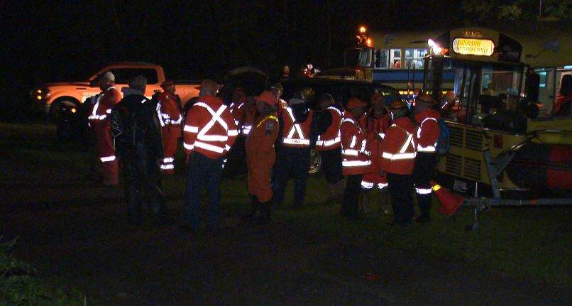 Dozens of Ground Search & Rescue volunteers helped in the search for Nicholas Baker.