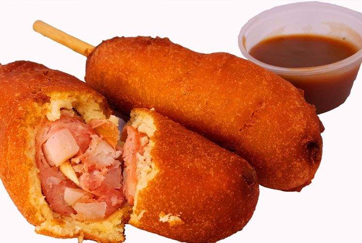 New K-Days midway food includes rainbow grilled cheese, pickle hot dog - image