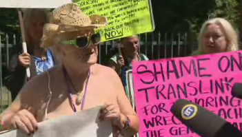 Nude protesters speak out against removal of bus stop near Wreck Beach - image