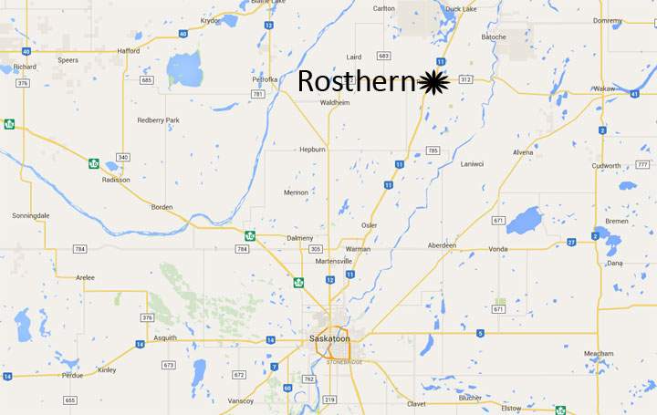 Saskatchewan RCMP announced the discovery of human remains near Rosthern on Friday.