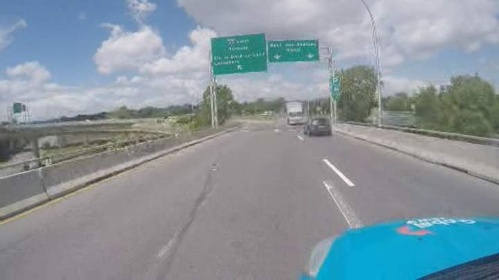 Some West Islanders think the dotted lines are the problem with this interchange.