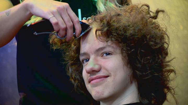 Eleven students at Sutherland School “shave for the brave” to support young adult cancer patients.