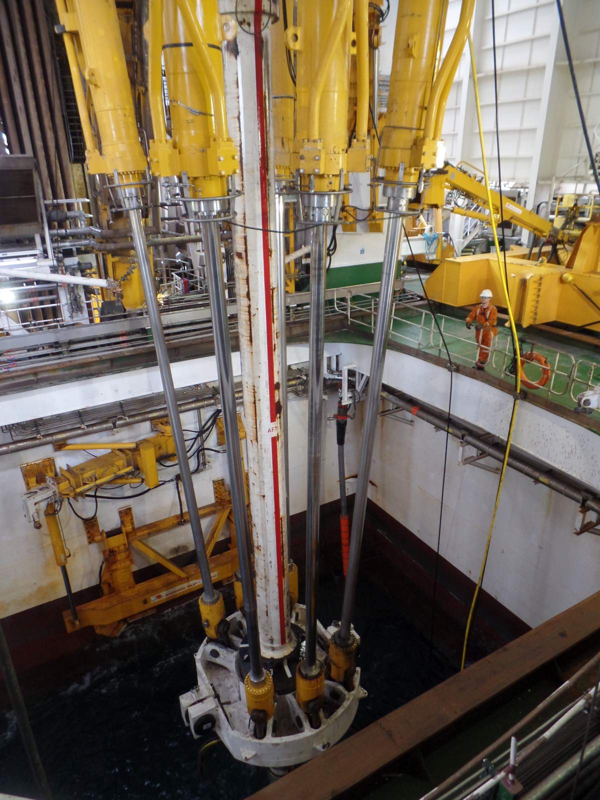 The tensioner riser broke off the Stena IceMAX offshore drilling rig during a storm in March.