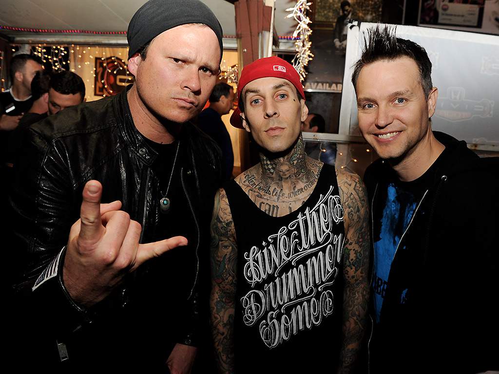 Tom DeLonge, Travis Barker, Mark Hoppus
