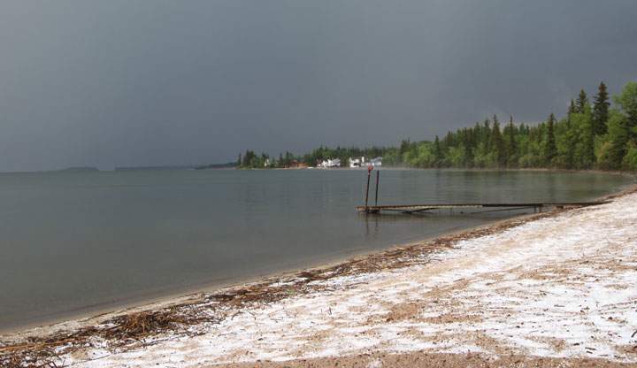 June 1: This Your Saskatchewan photo was taken by Suzy Pilat after Friday’s hail storm at Turtle Lake.