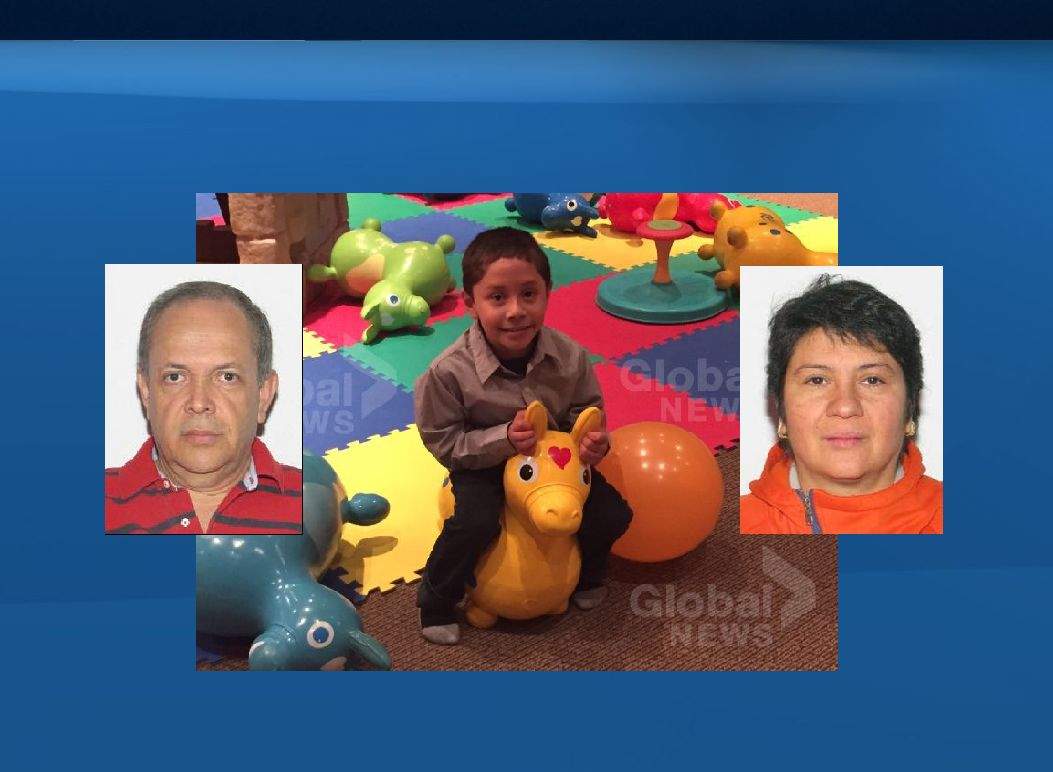 Allan and Carolina Perdomo. Their grandson, Emilio was killed when he was five in Calgary.