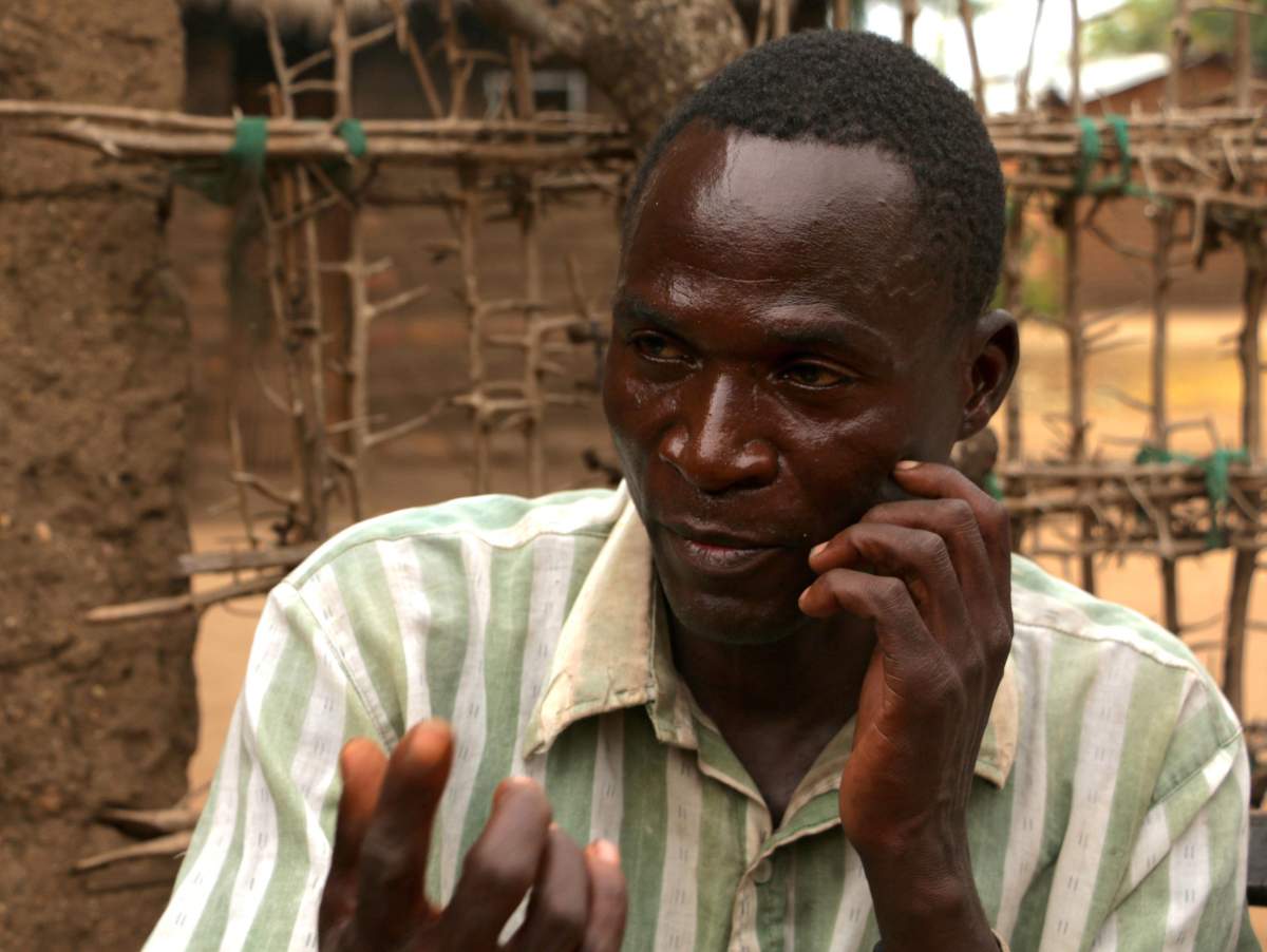 In this photo taken Thursday, June 30, 2016, Eric Aniva is photographed near Blantyre, Malawi. Malawian police on Tuesday July 26, 2016 have arrested Aniva who said he was hired by families to have sex with more than 100 young women, including children, in what was described as ritual cleansing. 