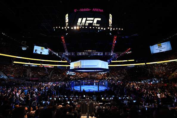 A general view of the Octagon during the UFC 200 event on July 9, 2016 at T-Mobile Arena in Las Vegas, Nevada. (Photo by Jeff Bottari/Zuffa LLC/Zuffa LLC via Getty Images).