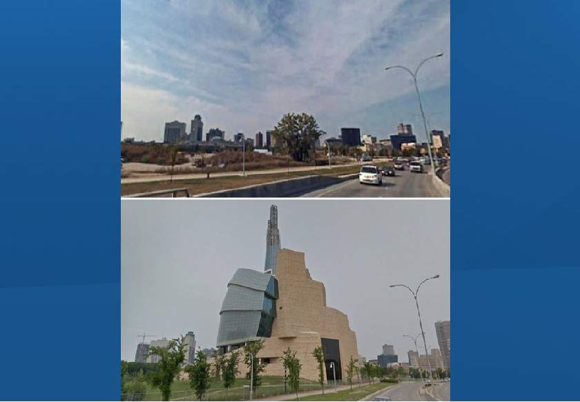 The Canadian Museum for Human Rights was completed in 2014.