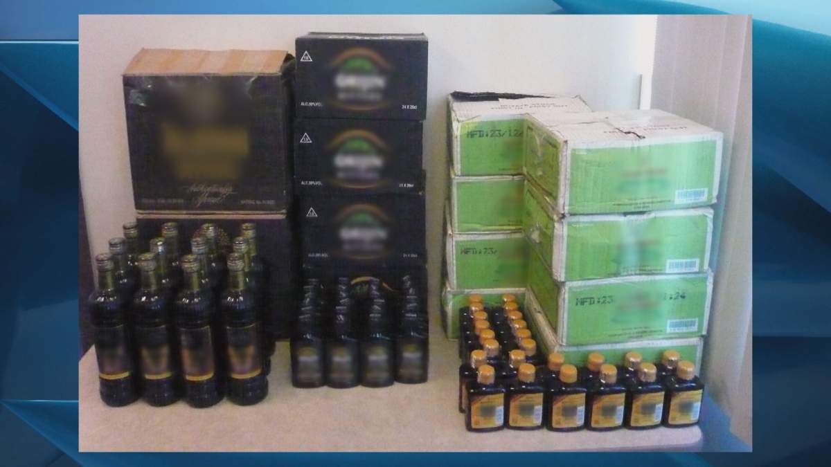 The Canadian Border Service Agency (CBSA) seized 147 litres of undeclared alcohol, drugs and guns in some June border seizures.