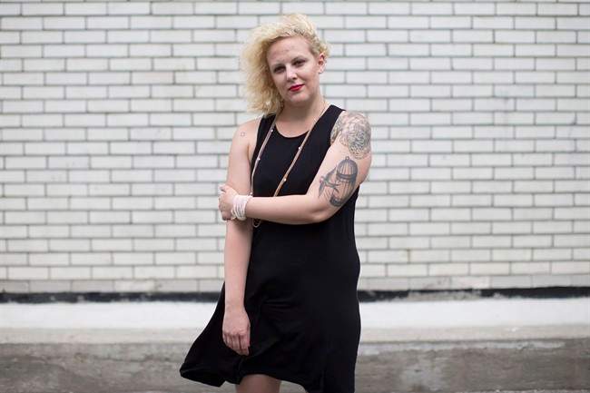 Mandi Gray poses for a portrait in Toronto on Friday, July 15, 2016.