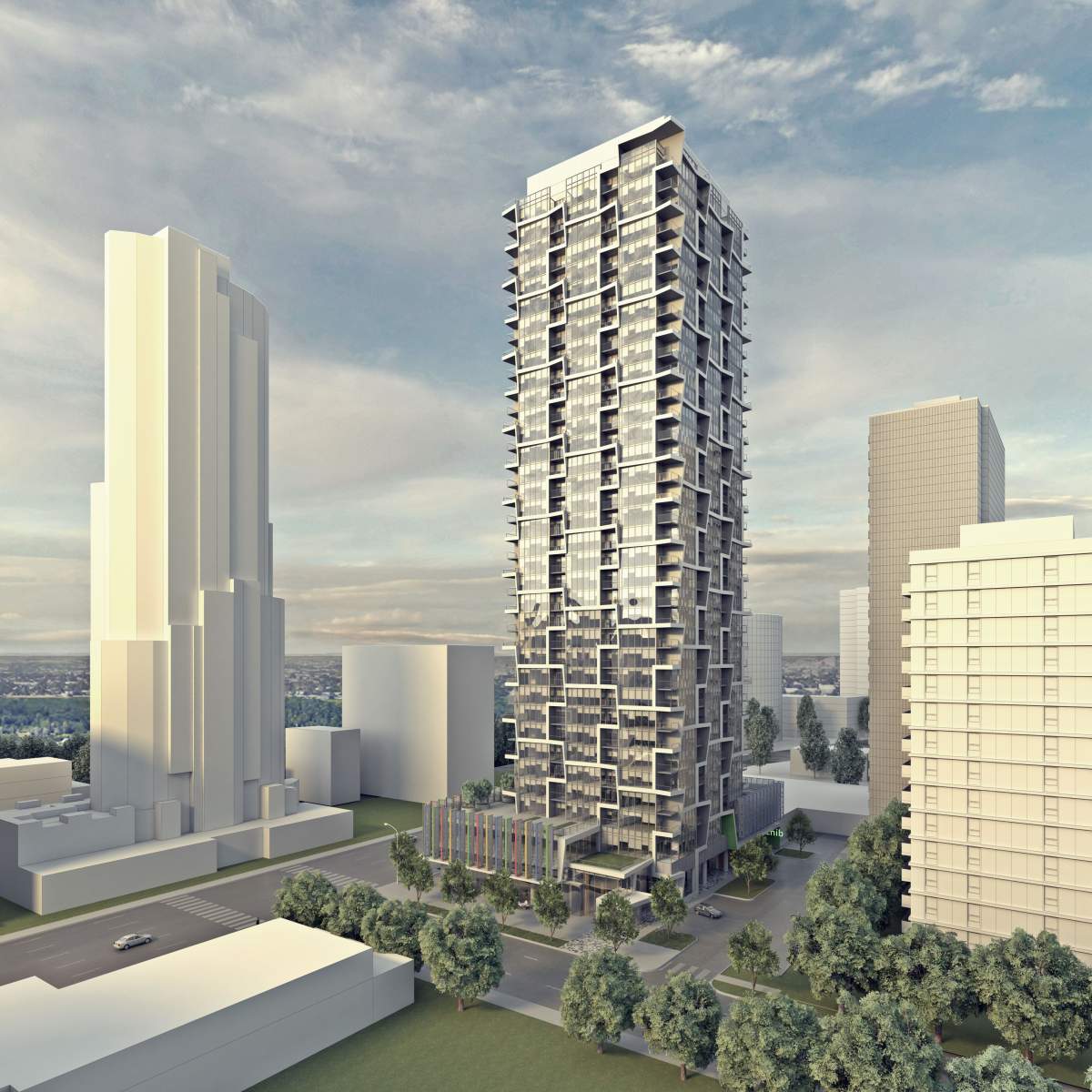 The Canadian National Institute for the Blind hopes to replace its office on 120 Street and Jasper Avenue with a new 35-storey building.