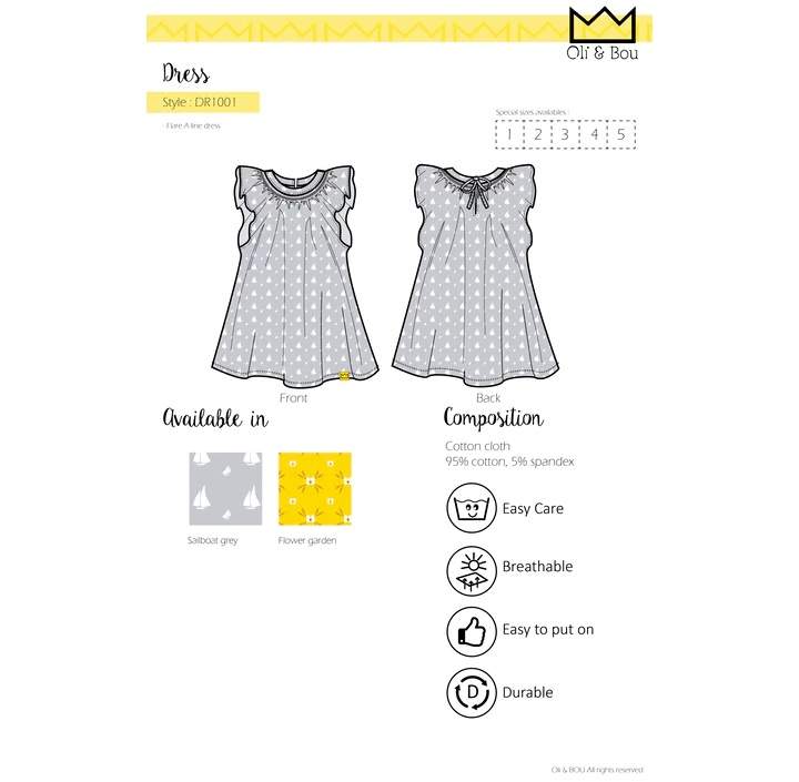 Clothes specially designed for children with dwarfism by Oli & Bou.