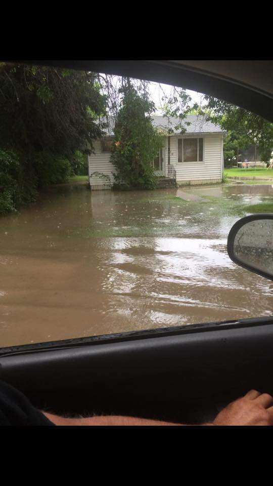 Flooding in Elfros, Sask.