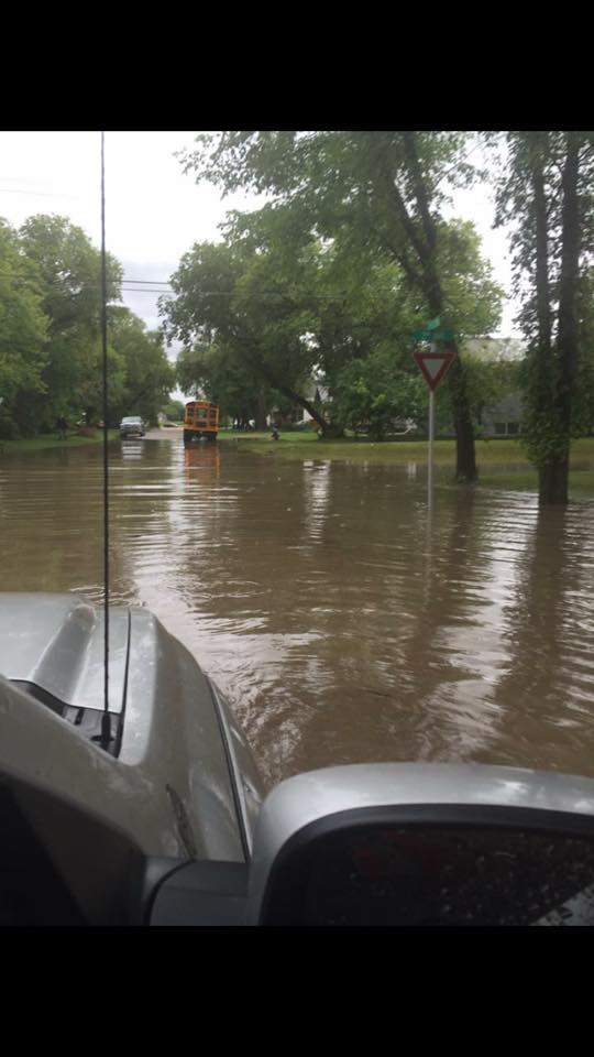 Flooding in Elfros, Sask.