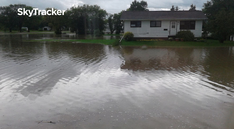Flooding in Elfros, Sask.