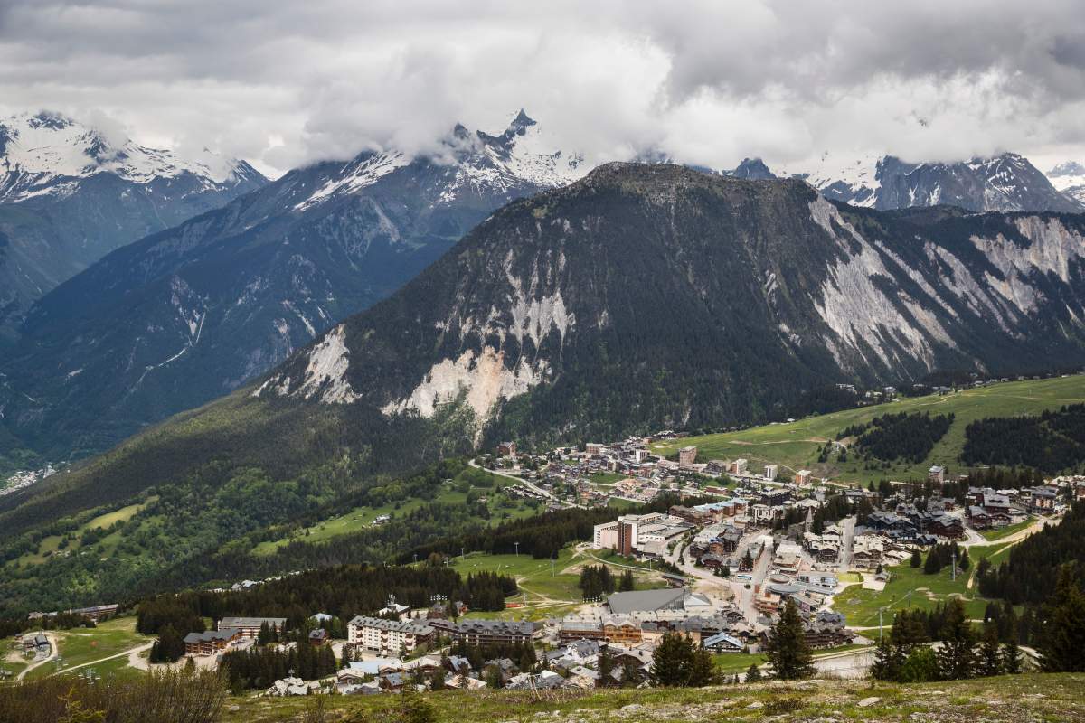 A town in the French Alps. 