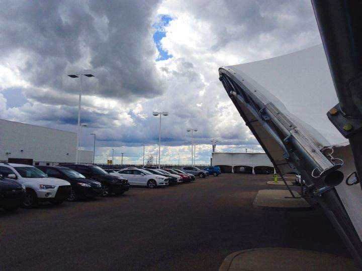 Calgary hail tent