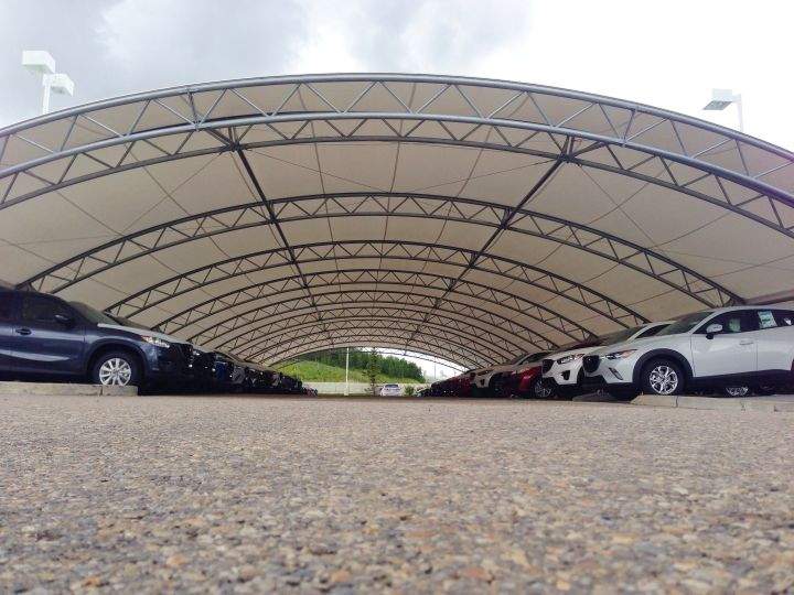 Calgary hail tent