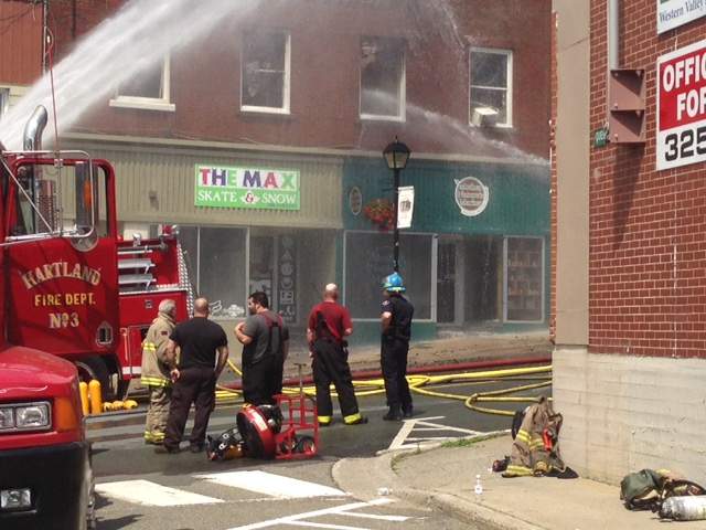 22 people were displaced by a fire in Woodstock, New Brunswick on July 26. 