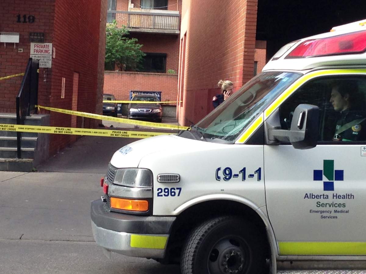 Police investigate after a man was found seriously injured in the 100 block of 2 Avenue S.E. on Friday, July 8, 2016.