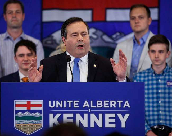 Alberta Conservative MP Jason Kenney announces he will be seeking the leadership of Alberta's Progressive Conservative party in Calgary, Alta., Wednesday, July 6, 2016.