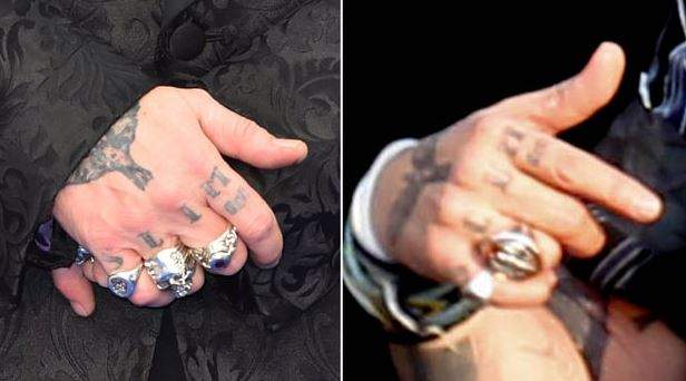 Johnny Depp tattoo
