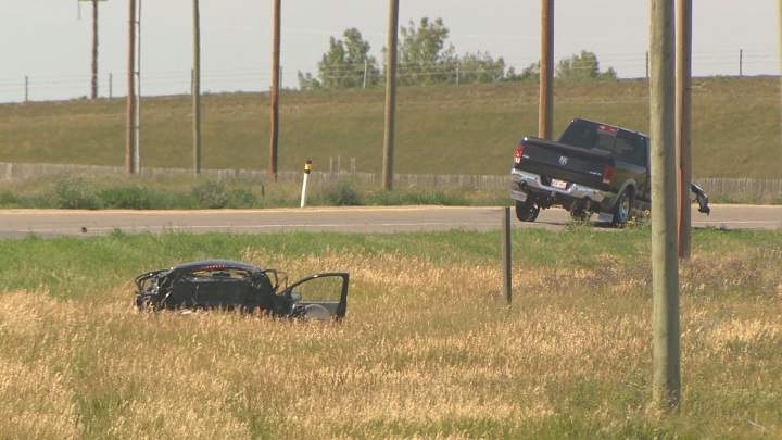A car was rear ended