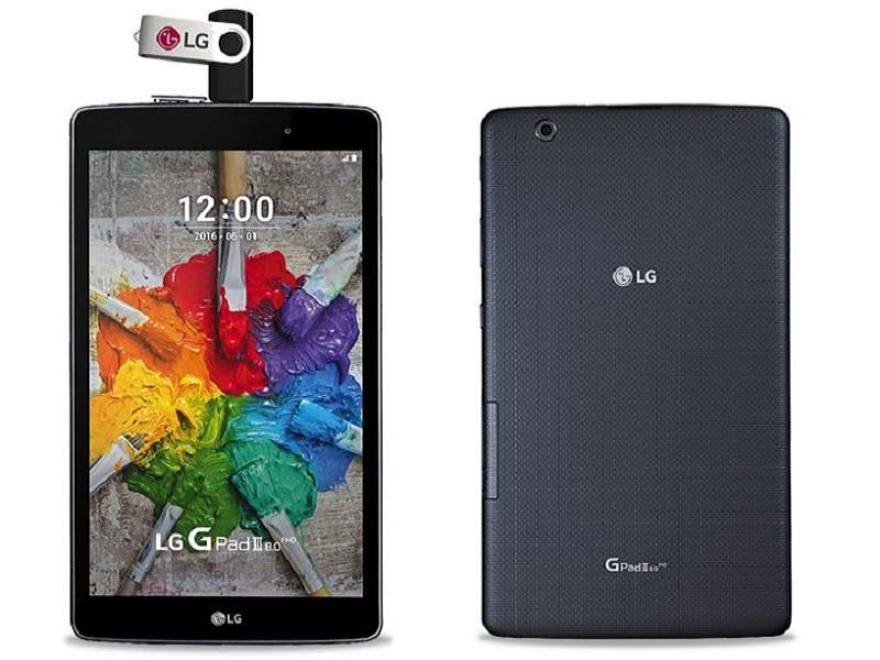 The LG G Pad III LTE includes a real-size USB slot and sleek light design