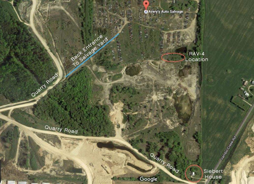 'Making a Murderer' map