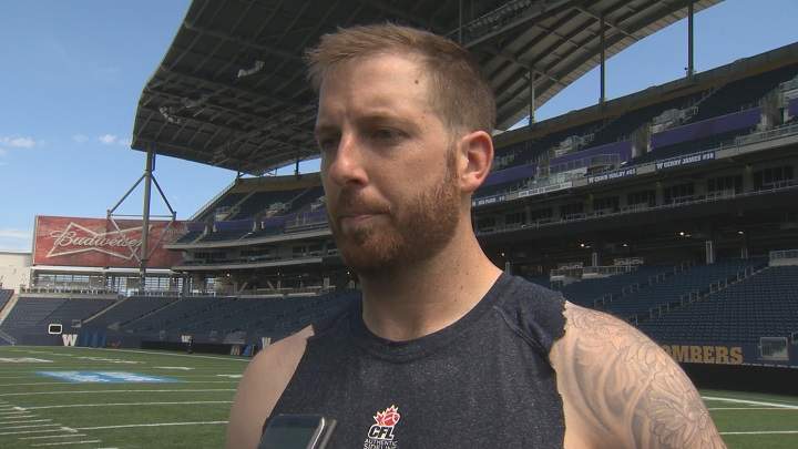 Blue Bombers starting quarterback Matt Nichols fields questions ahead of his first start of the season.