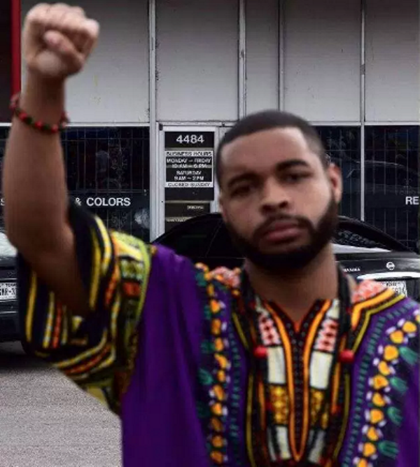 This photo taken from Facebook is believed to be 25-year-old Micah Johnson, according to reports.