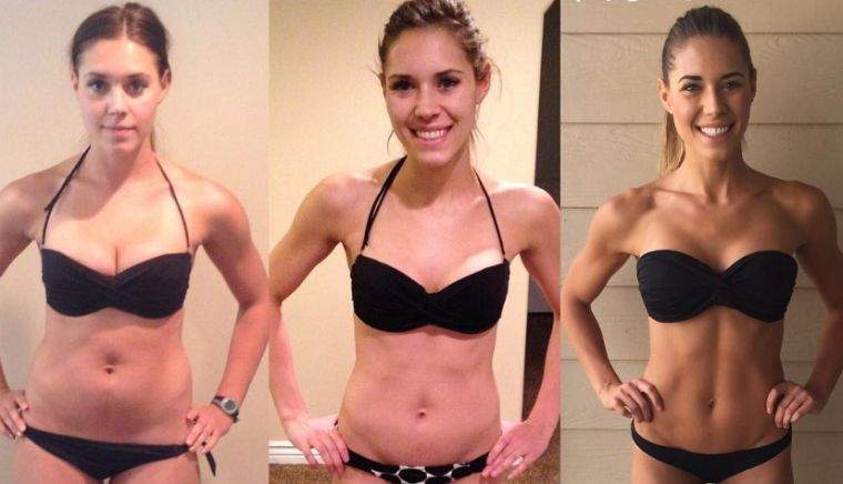 Kelsey Wells is celebrating her weight gain.