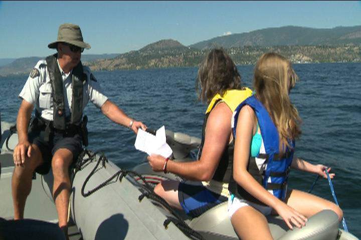 A file photo of RCMP patrolling the water and checking for violations. 