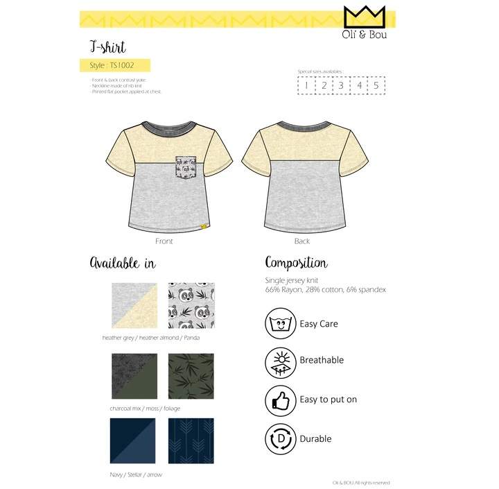 Clothes specially designed for children with dwarfism by Oli & Bou.